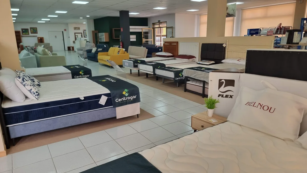 Exposición de colchones y descanso en Centrogar Fuerteventura