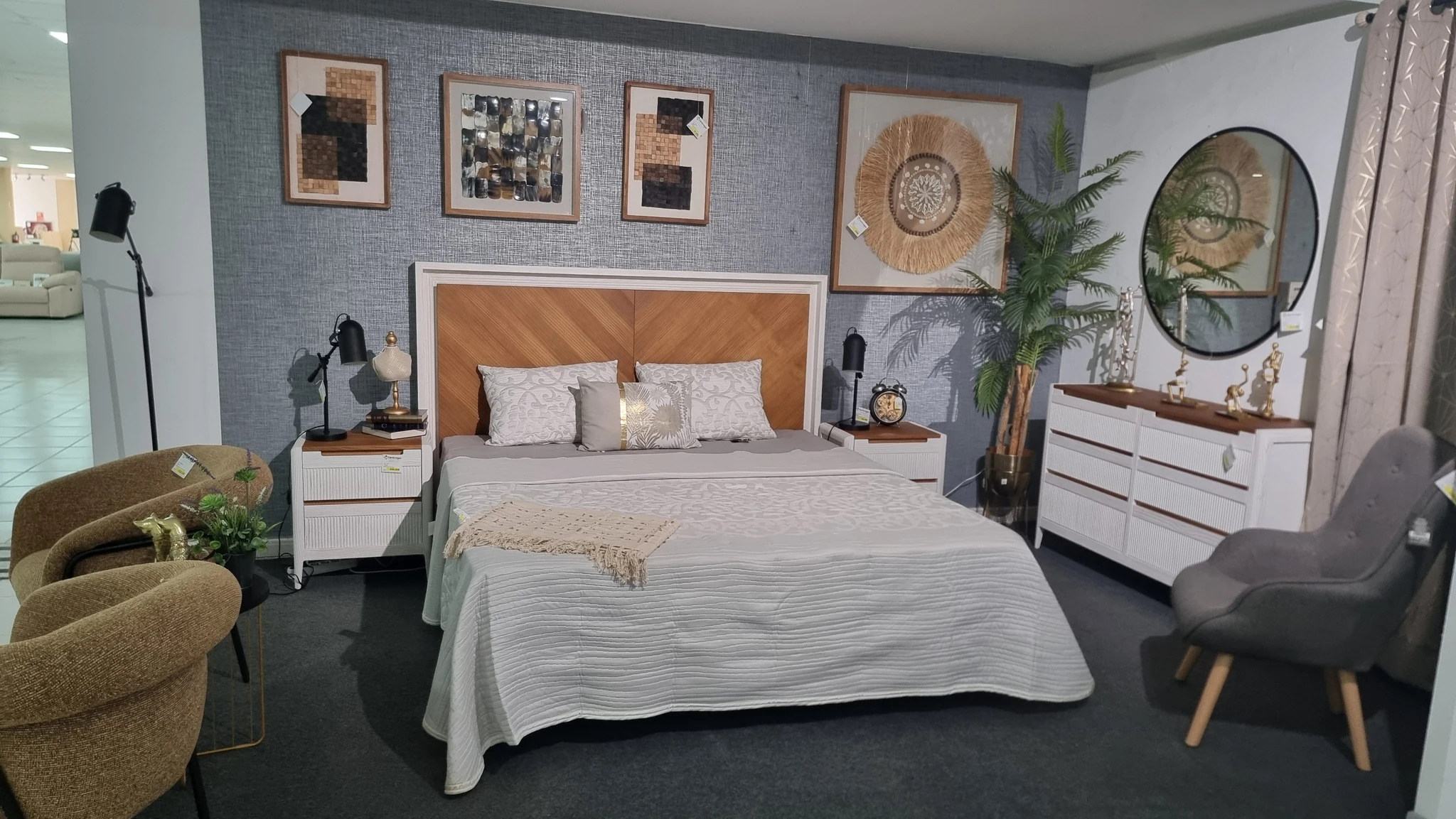 Dormitorio expuesto en Centrogar, Fuerteventura